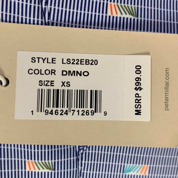 Peter Millar Alice Petal Hem Skort XS Active Skirt Blue Golf Tennis Athleisure - Picture 7 of 12